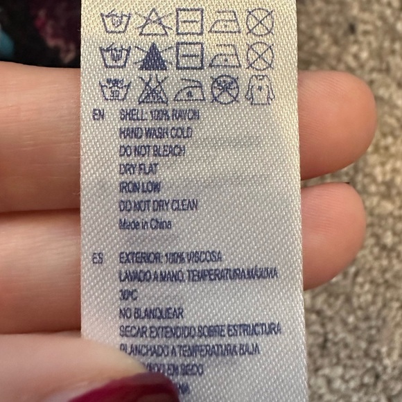 Forever 21 Multicolor Floral Racerback Tank Top Size Small - Picture 4 of 4